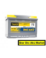 72 Amper İnci Akü - Taxi Aküsü