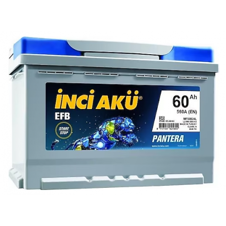 İnci Akü Fiyatları - Start Stop 60 Amper İnci Akü - Efb İnci Akü Fiyatları - Start Stop 60 Amper İnci Akü - Efb