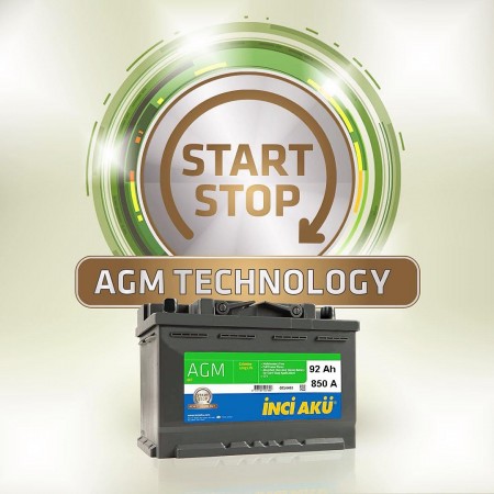 İnci Akü Fiyatları - Start Stop 90 Amper İnci Akü - Agm Akü